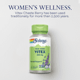 thumbnail image 3 of Solaray Vitex Berry 400mg | Womens Healthy Hormone Balance Formula | Menstruation & Menopause Support, 100ct, 3 of 6