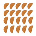 thumbnail image 1 of 1 Set 20pcs Wooden Earring Pendant Earrings Making Accessories Semicircle DIY Handmade Jewelry Making Tools for Friends (Random Color), 1 of 3