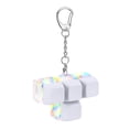 thumbnail image 1 of DIY Button Keycap Llavero Teclado Brillante 4 Botones Con LED para Regalos Pasar El Tiempo Aburrido TDAH Sensoriales Adultos Y, 1 of 9