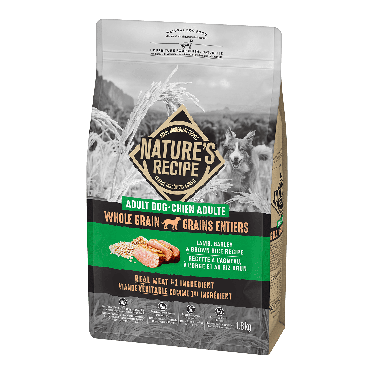 NR WG LAMB 1.8KG - FRENCH NATURES RECIPE WG NR LAMB 1.8KG