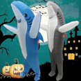 thumbnail image 2 of Disfraz de tiburón inflable Halloween Cosplay Carnaval Fiesta Navidad Disfraces Traje Adulto-Dontodent Kuyhfg Sin marca, 2 of 5
