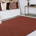 thumbnail image 7 of BNM Bohemian Indoor/ Outdoor Solid Rug, 5' x 8', Brick, 7 of 7
