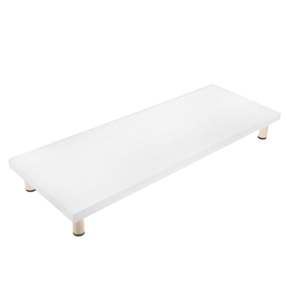 Raindrops Computer Heightened Shelf Elevate Standing Monitors Office White