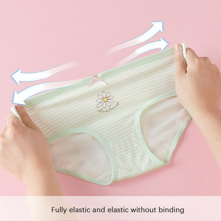 Kids Girls Soft Cotton Underwear Breathable Comfort Panties Toddler Briefs  3-Pack 2-10 Years