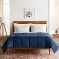 thumbnail image 5 of Rest Haven All-Season Down Alternative Comforter, Twin, Dark Blue/Slate, 5 of 14