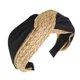 thumbnail image 2 of Cross Hair Band for Women Decor Unique Knot Design Cloth Multi Color One Size Fits All, 2 of 2