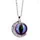 thumbnail image 1 of Collar giratorio con colgante doble para los ojos, collares retro y colgantes, 1 of 5