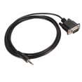 thumbnail image 1 of Cable Serial RS232, Macho DB9 Rápido Plug And Play A Cable Macho DC3.5mm PVC De 5.9 Pies Duradero Para Monitor, 1 of 7
