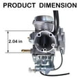 thumbnail image 7 of Carburetor ATV Carb 13200-05G01 13200-21G10 Fit for 2002 2003 2004 2005 2006 2007 2008 2009 Suzuki Ozark 250 LTF250 2x4, 7 of 7
