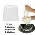 thumbnail image 3 of Lefu 200Pcs Nylon Straining Bag Reusable Wine Strainer Bag Cheese Jelly Making Homebrew,11.8x17.7in, 3 of 6
