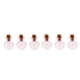 thumbnail image 5 of Botella de corcho de vidrio 6pcs tarros frascos botella de vino frasco forma rosa SM SunniMix Mini tapón de corcho Botella de vidrio, 5 of 7