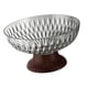 thumbnail image 4 of Frutero decorativo con pedestal para encimera de cocina y mesa de comedor. Gris transparente, 4 of 8