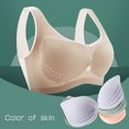 thumbnail image 6 of asdoklhq Womens Plus T-Shirt Bras,Women's Bra Wire Free Underwear OnePiece Bra Everyday Underwear Bras, 6 of 9