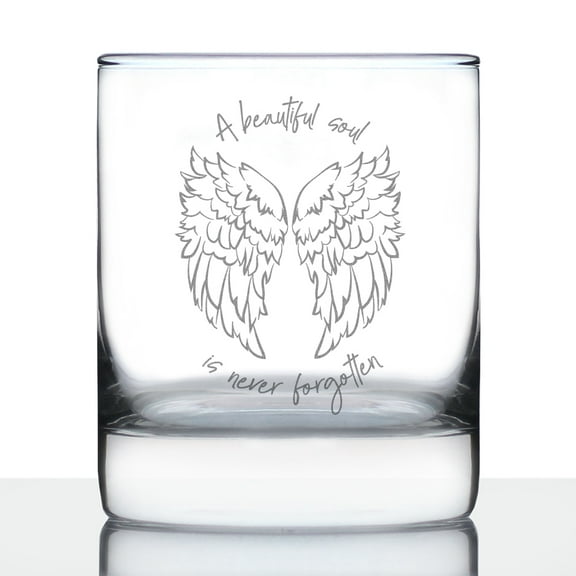Bevvee Whiskey Rocks Glass 10.25 oz Beautiful Soul Gifts for Whiskey Enthusiasts Glassware & Drinkware