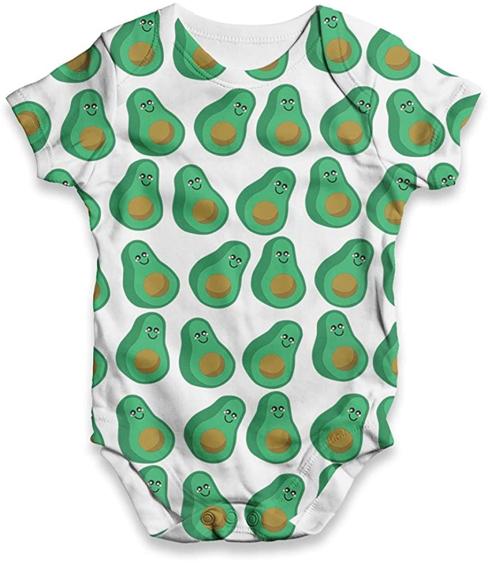 TWISTED ENVY Funny Baby Bodysuits Lets Avocuddle 