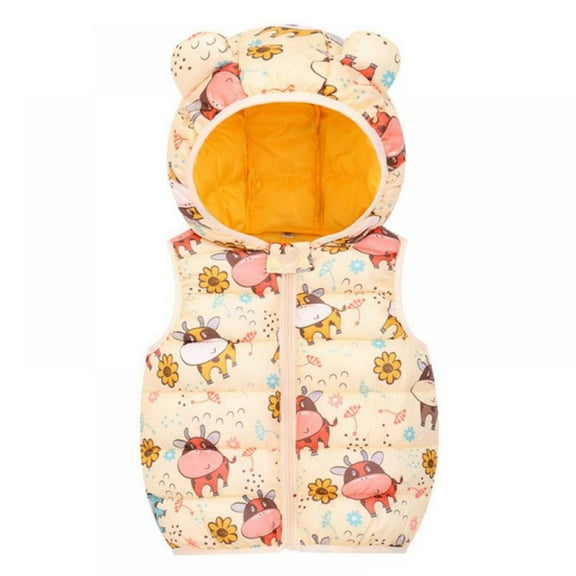 Bullpiano Kids Toddler Outerwear Boys and Toddlers Vests Outerwear Lightweight Winter Coats Hoods