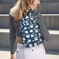 thumbnail image 5 of Lsque Star Penguin Pattern Canvas Daypack, Durable Backpack, High-quality Versatile Backpack,Vintage Compact Backpack-Medium, 5 of 6