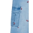 thumbnail image 5 of Planet Gold Girls Wide Leg Cargo Jeans, Size 4-18, 5 of 6
