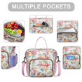 thumbnail image 2 of Pioneer Flower Floral Print Pattern Womens Lunch Box for Work,Insulated Large Lunch Bag for Tween and Teen,Loncheras Para Mujer,Leakproof Adult Lunch Bag for Work,Beach,Travel,Picnic,Camping, 2 of 7