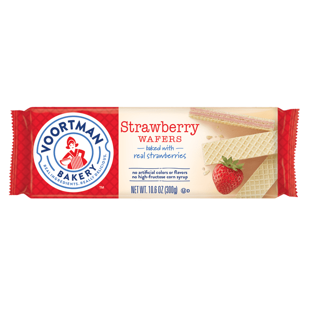 Voortman Bakery Strawberry Wafers 10 6 Oz Walmart Com Walmart Com