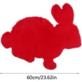 thumbnail image 4 of Easter Bunny Rug Spring Rabbit Floor Mats Bath Rugs for Bedroom Living Room Home Area Rugs Under 100 (Black, A), 4 of 4