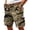 Brown, variant on Mens Camo Cargo Shorts Wild Outdoor - Cotton Relaxed Fit Utility Multi-Pocket Shorts Featuring Relaxed Fit Cuts Green XXL