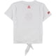 thumbnail image 5 of Reebok Tie Front Graphic playera para mujer, blanco, mediano, 5 of 5