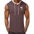 thumbnail image 1 of JAKANYQ Débardeur Homme Été Vêtements de Course Extérieur Plage Imprimé Noix de Coco Col Rond Sans Manches Mode Urbaine, L, 1 of 4