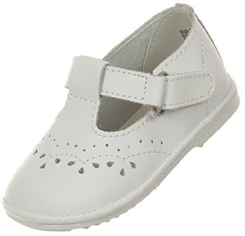 white baby dress shoes
