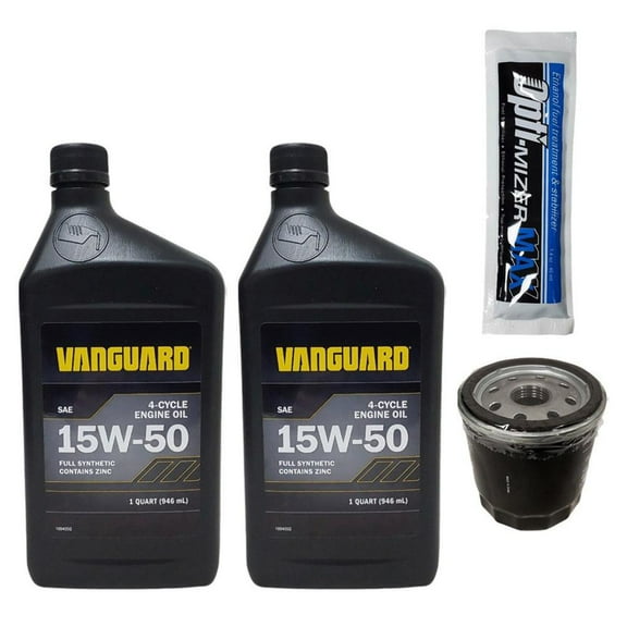 Proven Part Oil Filter Fuel Treatment 2 Quarts 15W50 Oil Fits Briggs 499532
