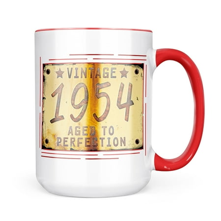 

Neonblond Vintage Year 1954 Born/Made Mug gift for Coffee Tea lovers