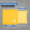 thumbnail image 3 of Play Platoon Professional Cornhole Bags - Set of 8 Regulation All Weather Two Sided Bean Bags for Pro Corn Hole Game - 4 Yellow & 4 Gray, 3 of 9