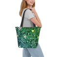 thumbnail image 2 of Balery Green Disco Lights Bolsa de Hombro con Diseño, Bolsa Grande y Duradera, Bolsa Versátil para Compras, 2 of 6