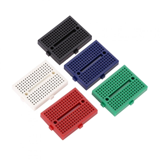 5 Pcs 170 Points Trous Couleur Mini Prototype Sans Soudure Carte à Pain ABS Ensemble de Circuits Imprimés