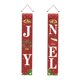 thumbnail image 2 of Pancartas navideñas para exteriores, letreros colgantes, adornos para puertas, banderas para pared y puerta. Estilo D, 2 of 7