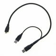 thumbnail image 2 of Zyler - Usb 3.0 A Male To Micro Usb 3.0 Y Cable For Toshiba Portable Hard Drive Disk, 2 of 4