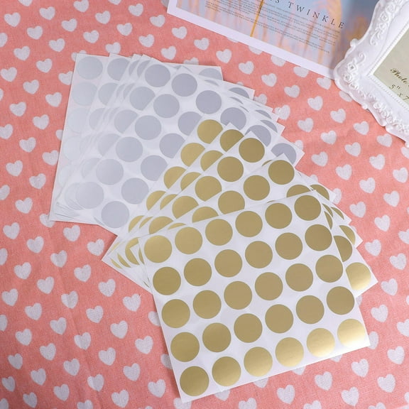 OUNONA  5 Pcs Scratch Labels Coated Stickers Paper DIY Gift Tags