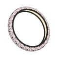 thumbnail image 2 of Daiia Cat Steering Wheel Cover Auto Steering Wheel Covers Breathable Anti-Slip Steering Wheels Car Interior Decor Accessories for Men Women Universal 15 Inch, 2 of 8
