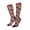 2 Black-2, variant on Women Crew Soft Moisture-wicking Socks Fox Face Pattern Design Cotton Socks, One Size fit All