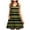 A Army Green, variant on Dress Fashion Outfits Womens Summer Casual Mini Dresses Women's Casual Plus-Size Sleeveless Crew Neck Striped Short Dress Army Green Xl