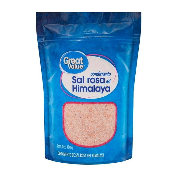 Condimento Great Value de sal de rosa del Himalaya molida 400 g
