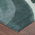 thumbnail image 3 of Addison Rugs Chantille Indoor/Outdoor Contemporary Abstract Teal Machine Washable Rectangle Rug, 5' x 7'6", 3 of 8