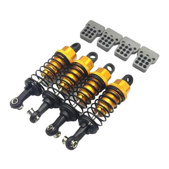 rc car shock absorber,rc truck pickup car metal shock absorber damper,aluminum front rear shocks spring damper set part,1/16 rc car shock absorber damper 60mm 100mm,rc model car shock absorber
