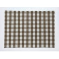 thumbnail image 2 of Gingham Checkered Cotton Dinner Table Placemats Holiday Home Decoration 13" x 19" (Pack of 4), 2 of 11