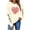 Beige, variant on Women's Graphic Printed Sweatshirt - Round Neck Long Sleeve No Hood Under $10