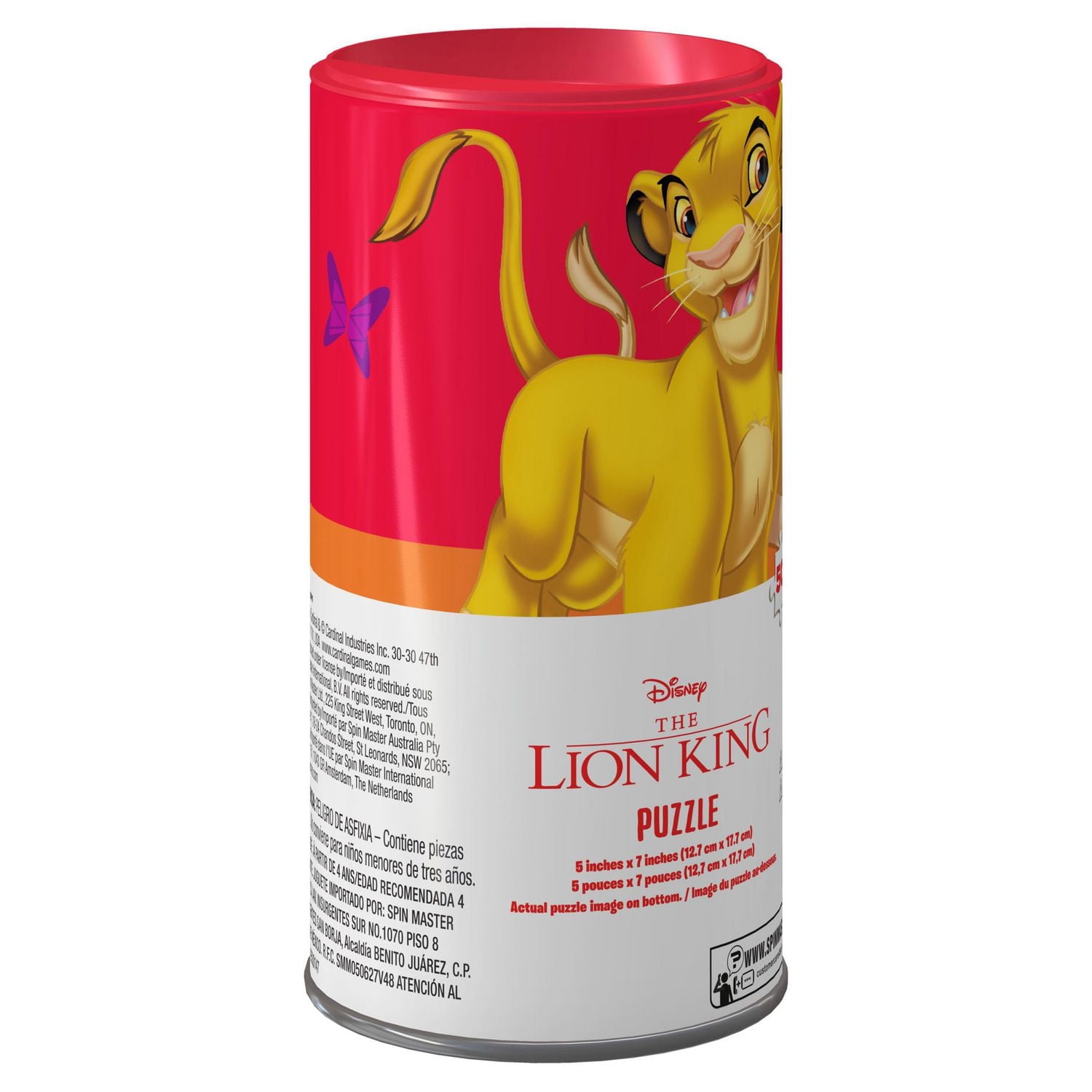 Lion King 48-Piece Jigsaw Puzzle in Tube
