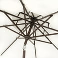 thumbnail image 3 of Safavieh Milan Fringe 9' Market Crank Double Top Patio Umbrella, White, 3 of 6