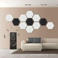 thumbnail image 6 of Hexagon Acoustic Panels Self- Soundproof Wall Tiles Polyester Fiber Noise Reduction Home Decoration, 6 of 7