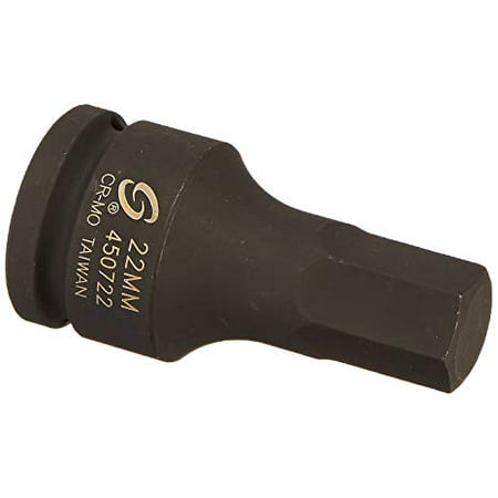 

Sunex Tools 450722 - 3/4 Drive 22MM Hex Driver Impact Socket