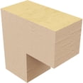 thumbnail image 5 of 2"W x 4"D x 4"H Classic Chapel Hill Rough Cedar Woodgrain TimberThane Corbel, Primed Tan, 5 of 6